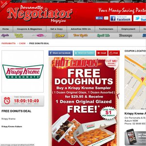 FREE Krispy Kreme Original Glazed Deals and Coupons