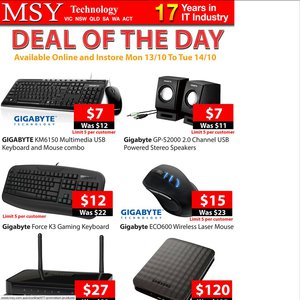 42%OFF Gigabyte 2.0 channel Stero Speakers Deals and Coupons