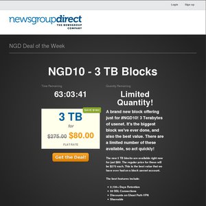 50%OFF 3TB Block Deals and Coupons