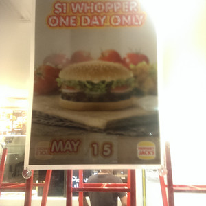 50%OFF Whopper Day at Hungry Jack's Deals and Coupons