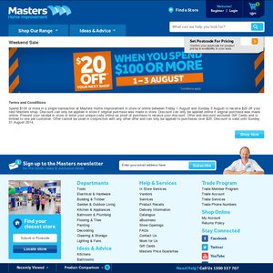 50%OFF Masters items Deals and Coupons