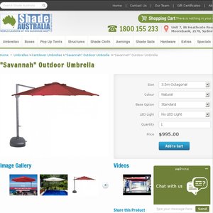 50%OFF SHELTA SAVANNAH CANTILEVER UMBRELLA deals Deals and Coupons