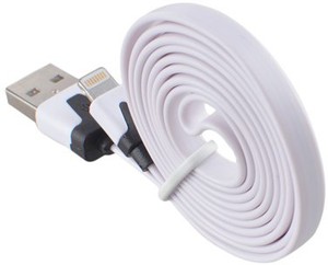 50%OFF 100cm Long White USB Cable for Apple iPhone 5S/5c Deals and Coupons