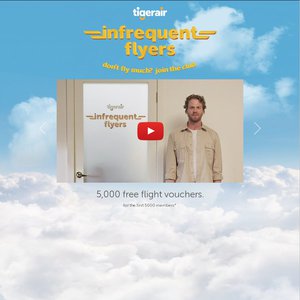 50%OFF $100 Tiger Air voucher Deals and Coupons