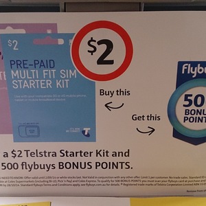 50%OFF Prepaid Sim Starter Kit of Telstra Deals and Coupons