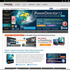 70%OFF Cyberlink PowerDirector 12 Deals and Coupons