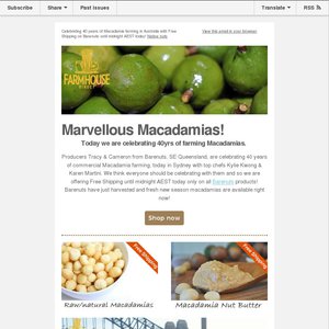 FREE Barenuts Macadamia Products Deals and Coupons
