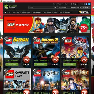 79%OFF LEGO ganes Deals and Coupons