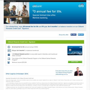 FREE Citibank Signature Card Deals and Coupons