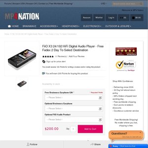 50%OFF FiiO X3 Hifi Digital Audio Player Deals and Coupons