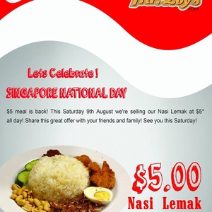 50%OFF Nasi Lemak Deals and Coupons