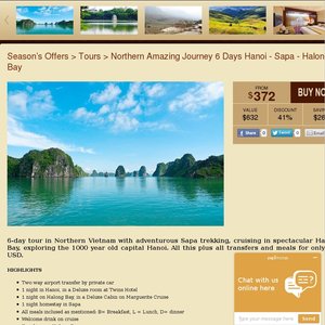 50%OFF Vietnam Northern Amazing Journey Tours Deals and Coupons