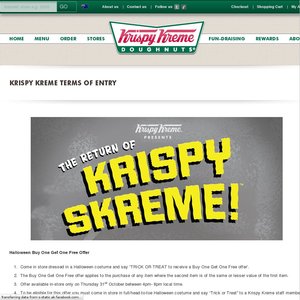 50%OFF Krispy Kreme Deals and Coupons