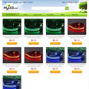 50%OFF Adjustable High Quality LED Collar for Pets Deals and Coupons