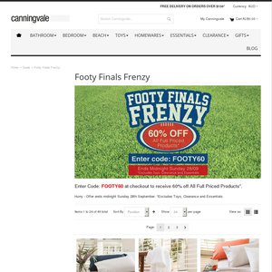60%OFF Sale at Canningvales Deals and Coupons