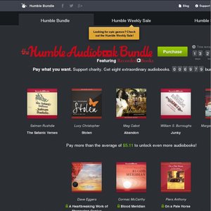 50%OFF  Humble Audiobook Bundle Deals and Coupons
