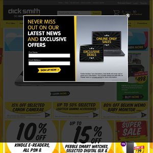 20%OFF  @ Dick Smith Deals and Coupons