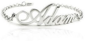 50%OFF Personalized Name Bracelet in 925 Sterling Silver Deals and Coupons