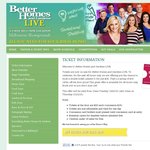 50%OFF BHG (Better Homes & Gardens) Live 2 Tickets Deals and Coupons