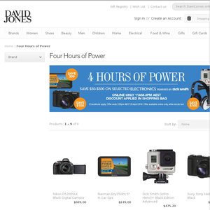 50%OFF selected electrical items Deals and Coupons