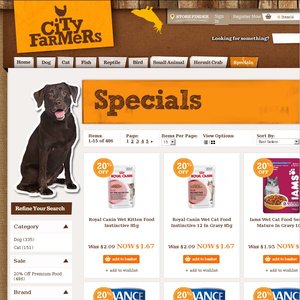 20%OFF Premium Dog and Cat Food  Deals and Coupons