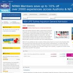 50%OFF Sydney Sea Life Aquarium Tickets from NRMA Deals and Coupons
