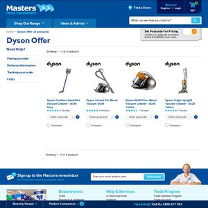 30%OFF Dyson Vacuum Cleaners Deals and Coupons