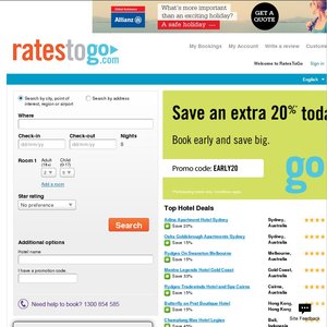 20%OFF Hotel Stays  Deals and Coupons