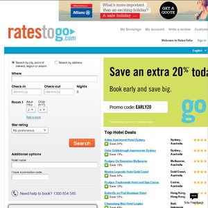 20%OFF Hotel Stays Deals and Coupons