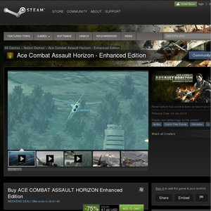 50%OFF Ace Combat Assault Horizon - Enhanced Edition Deals and Coupons