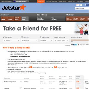 50%OFF Jetstar 2 for 1 Deals and Coupons