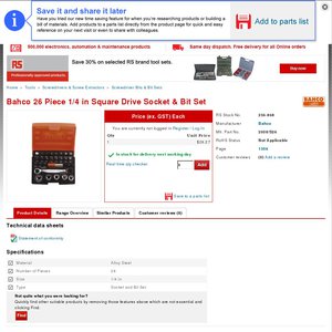 50%OFF Bahco 26 Piece 1/4 in Square Drive Socket & Bit Set Deals and Coupons