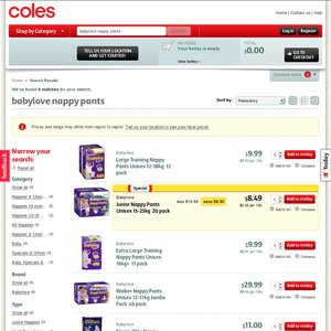 50%OFF Baby Love Nappy Pants Deals and Coupons