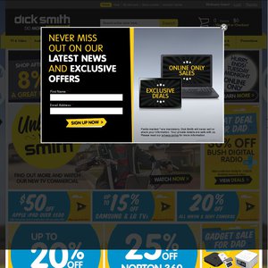 8%OFF Dick Smith Selected Products Deals and Coupons
