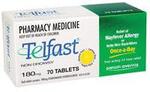 50%OFF Telfast 180mg 70 Tablets Deals and Coupons