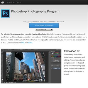 50%OFF Adobe Photoshop CC and Lightroom 5 Deals and Coupons