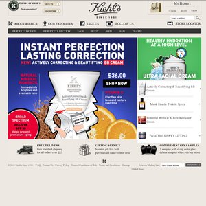 10%OFF KIEHL'S  Deals and Coupons