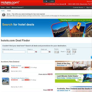 50%OFF hotel booking / hotel stays through Hotels.com Deals and Coupons
