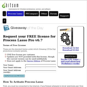 50%OFF Process Lasso Pro, Priority optimization utility Deals and Coupons