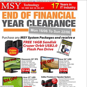 50%OFF  MSY EOFY Sale Mechanical Keyboard Deals and Coupons