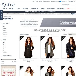 50%OFF Katies Outerwear Promo Deals and Coupons