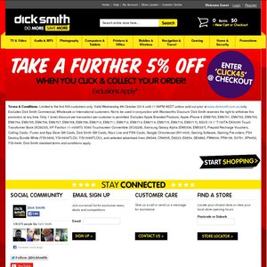 5%OFF DickSmith Deals and Coupons