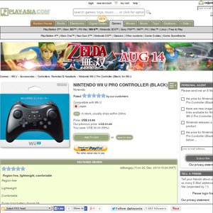 50%OFF Official Wii U Pro Controller Deals and Coupons
