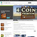 FREE 4 Coins Premium on Android Deals and Coupons