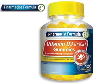 50%OFF Vitamin D3 1000IU Gummies 120 Caps ( Deals and Coupons