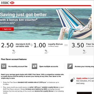 30%OFF HSBC Flexi Saver Account Deals and Coupons
