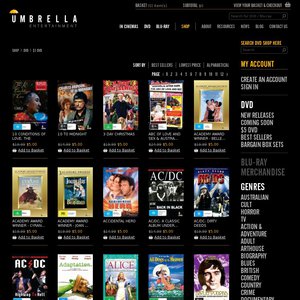 75%OFF Umbrella Entertainment DVDs Deals and Coupons
