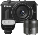 50%OFF Canon EOS M twin lens kit Deals and Coupons