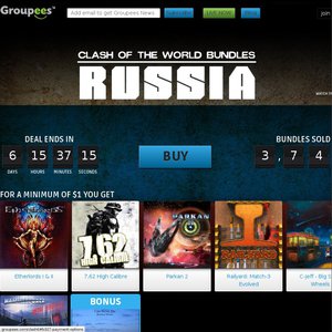 50%OFF Groupees Clash of the World Bundle Deals and Coupons