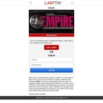 50%OFF Empire Tickets Deals and Coupons